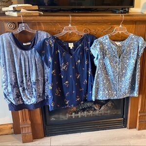 $6 ea -or all for $15. Womens short sleeve blouses.